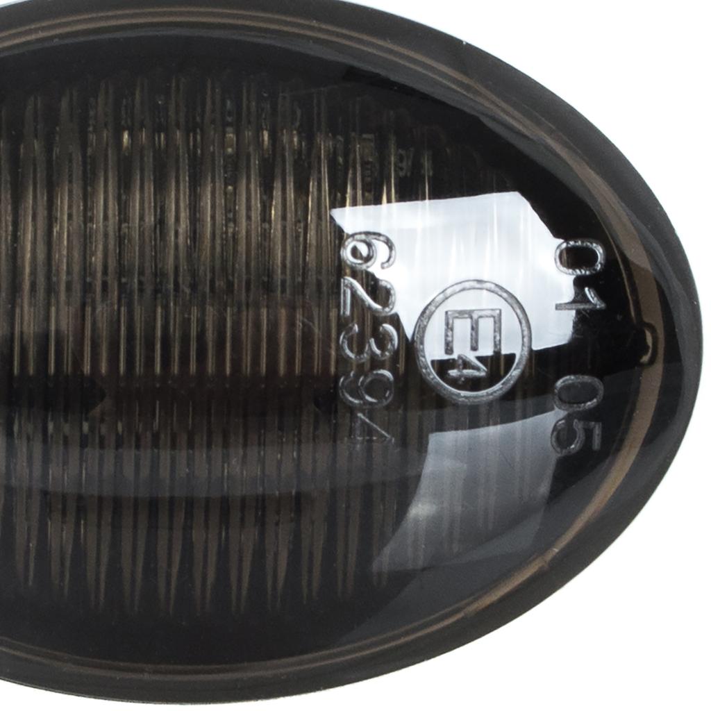 Fiat 500 500C 500L 2007- LED Side Indicator SMOKED DYNAMIC 2 Pcs. SET