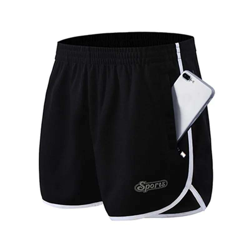 

Летние спортивные шорты с тремя точками повседневные мужские быстросохнущие дышащие свободные пляжные брюки большого размера для марафонского бега и фитнеса XXXXL синий