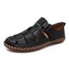 Men's Breathable Large Size Hollow Roman Weave Sandals for Summer