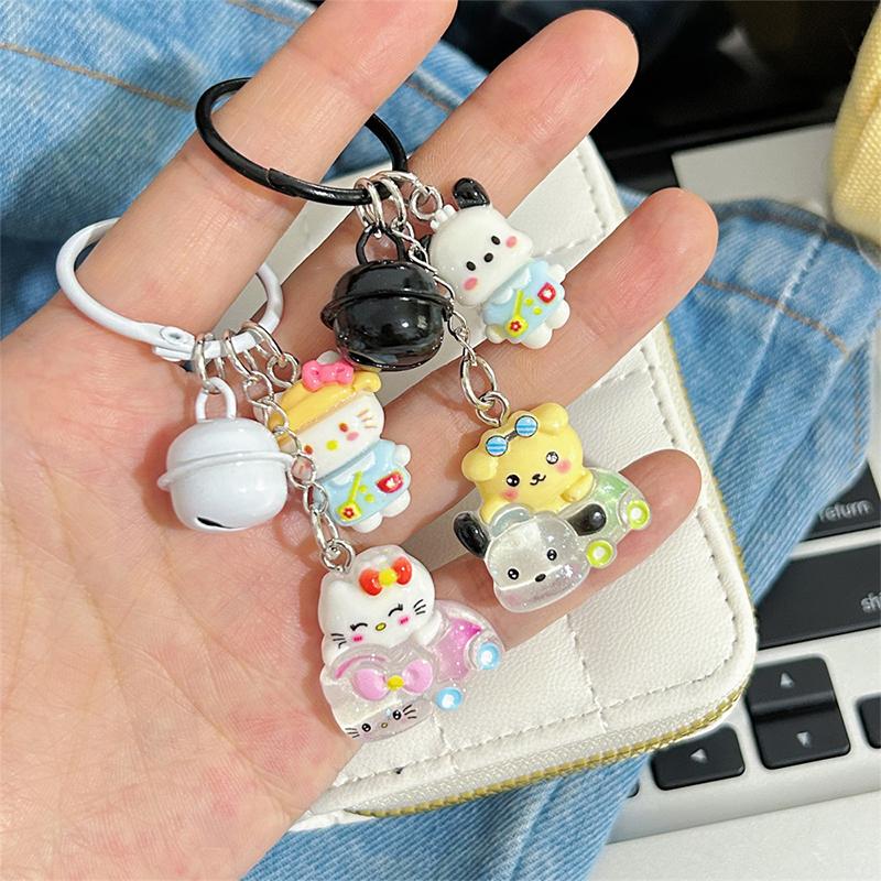 Cute Cartoon Keychain Pendant Sweet Exquisite Backpack Decoration Accessories Fashion Creative Personality Dolls Key Ring Gifts