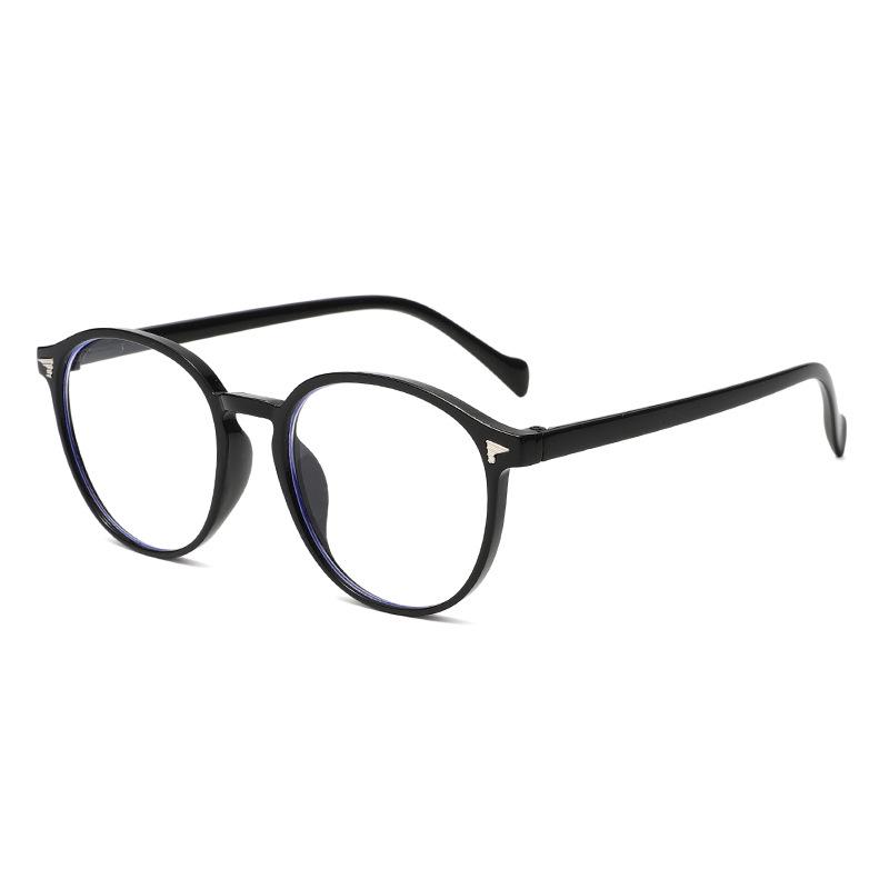 High-End Anti-Blue Light Myopia Glasses: Tea-Colored Frames for a Smaller Face Look