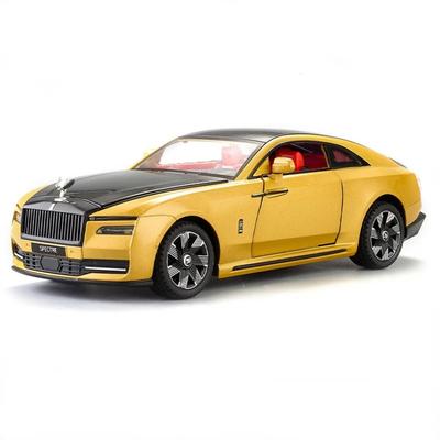 1/24 Rolls-Royce Spectre Spielzeugautomodell, Druckgusslegierung, mit Sound- und Lichtsimulation, Maßstab, Rückziehmodelle, Autos, Spielzeug für Jungen, Geschenke