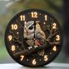 Acrylic Quiet Not Ticking Wall Clock Colorful Art Print Easy Mounting Perfect For Kitchen Living Space Decoration