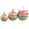Exquisite 3-Piece Wooden Inverted Spinning Top Set - Educational, Brain-Teasing Toy In Stock