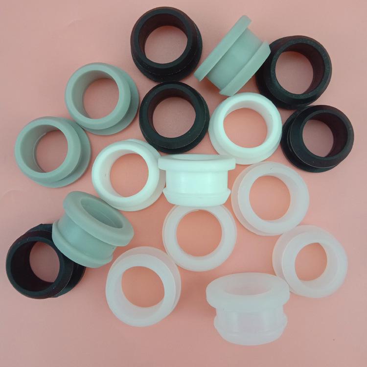 Grommet passacavo a scatto in gomma siliconica per scatola elettrica - Manicotto di protezione per cavi antipolvere e tappo per foro.