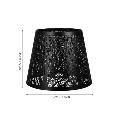 1Pcs Premium Iron Lampshade Creative Tree Shadow Pattern Dust Proof Soft Light Diffuser for Table Floor Lamp Modern Home Decor