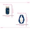 Creative Cartoon Enamel Pins Elegant Girl Blue Wishing Bottle Brooches  Jewelry Long Haired Beauty Star Sky Bag Lapel Badge Gift