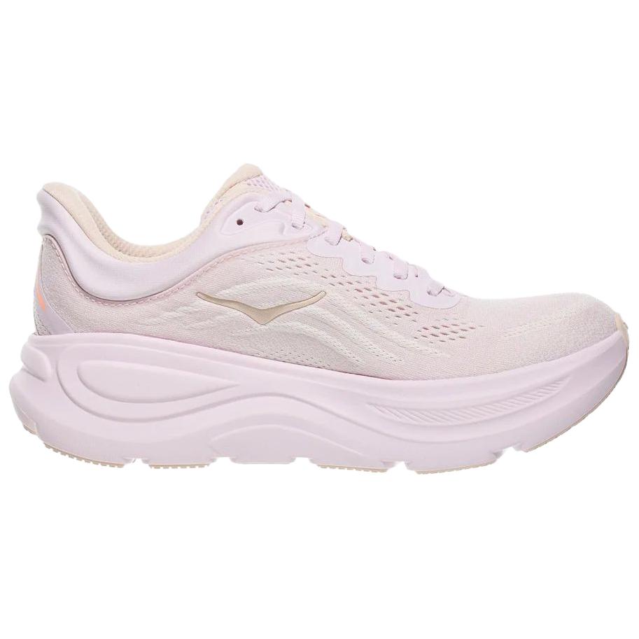 HOKA ONE ONE Bondi 9 Abrasion Resistant Breathable Rebound Casual Running Shoes Women's Pink Wide Fit 1162014-LRMT