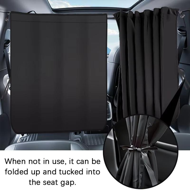 Blackout Curtains for Sedans SUVs Commercial Vehicles Light Buses Front And Rear Hidden Rooms Window Treatment Privacy Curtain