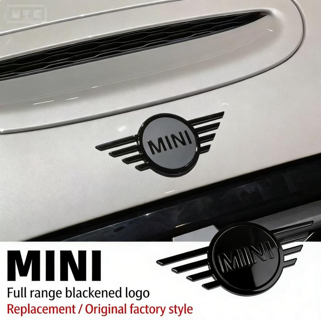 1pc 3d Metal Wings Logo Badge Sticker Rear Trunk Front Hood Emblem Decals