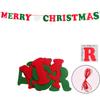 Christmas Garland Banner Festive Decoration Santa Claus Inspired Christmas Garlands for a Touch of Tradition