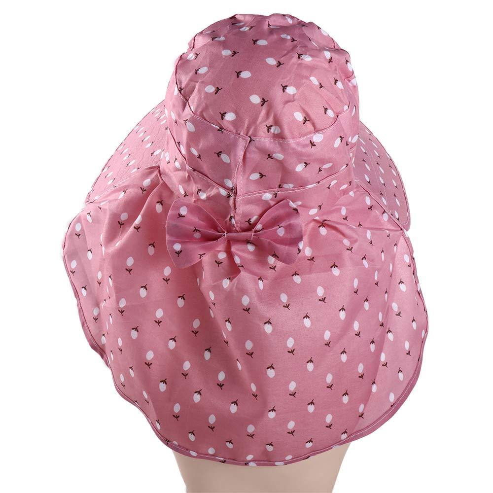 Kapelusz z rondem Osłona twarzy Na zewnątrz Matka Kapelusz przeciwsłoneczny Damski Kapelusz przeciwsłoneczny Letni Ochrona UV Z klapką na szyję Kapelusz typu bucket