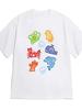 Women's Marine Themed Short Sleeve Round Neck Underwater World Print Fish Summer Casual Clothing Fashion Unisex 2026 Hot Sale