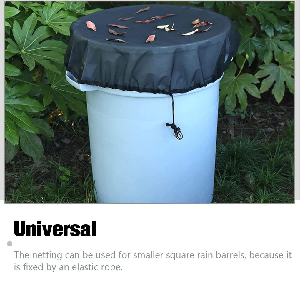 Outdoor Mesh Cover Rain Barrels Water Collection Gathering Filter Protection Tank Shade Net for Garden Balcony