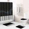 Creative Bathroom Non-Slip Floor Mat, Shower Curtain Combination Carpet, European And American Style Explosion Woman