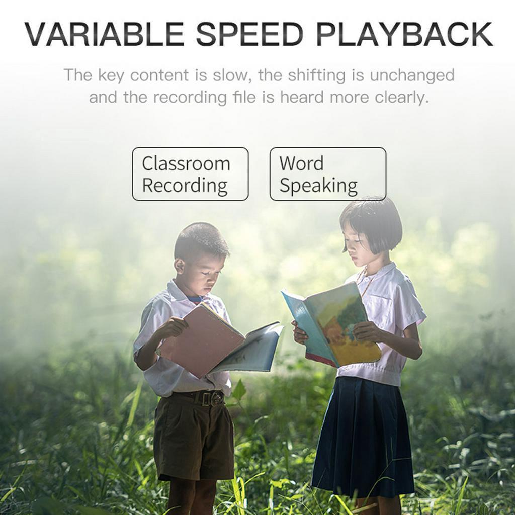 Professional USB Voice Recorder 96 Hours Dictaphone Digital Audio Voice Recorder Speaker WAV MP3 Player 8/16/32GB