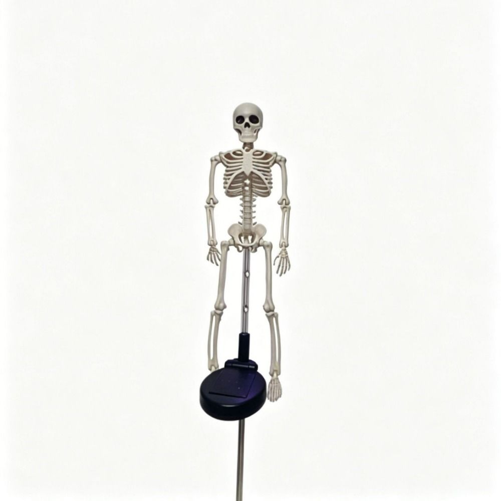 Waterproof Halloween Solar Skeleton Lamp Realistic Skeleton Purple /Orange/ Green Light Halloween Solar Stake Lights