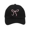 Bow Tie Baseball Cap Female Big Head Baseball Cap American Wide Brim Retro Trend Embroidery Duck Tongue Cap