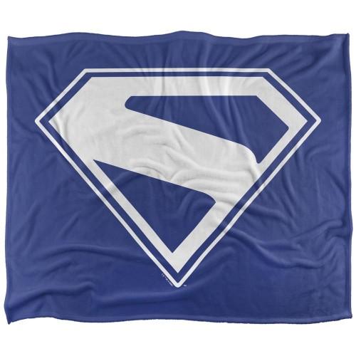 Superman Silky Logo Supersoft Blanket