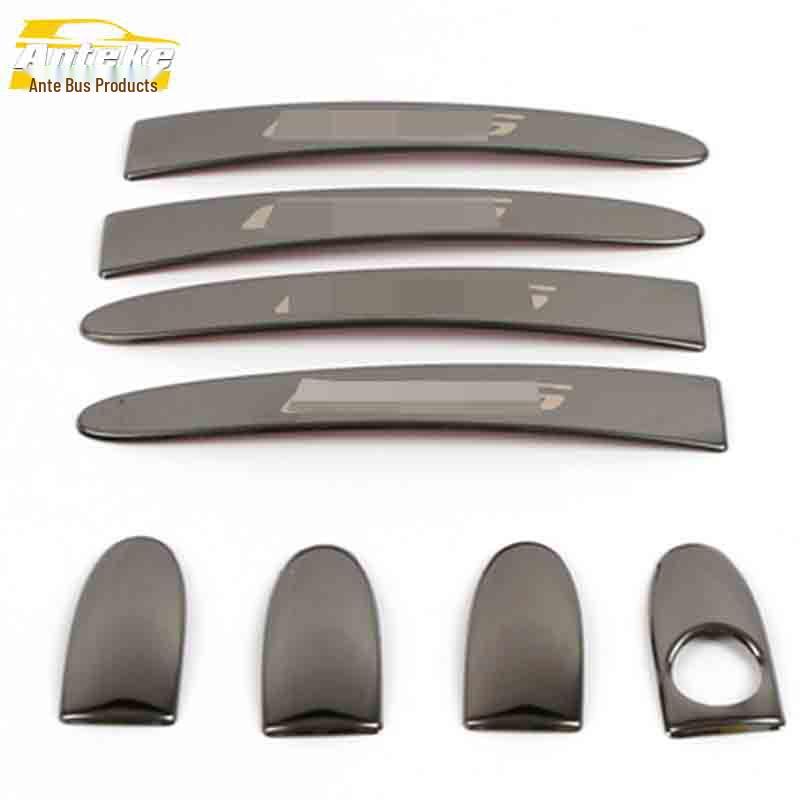 GL6 Stainless Steel Door Handle Decorative Sticker - Bright Strip for Armrest Handshake Buckle