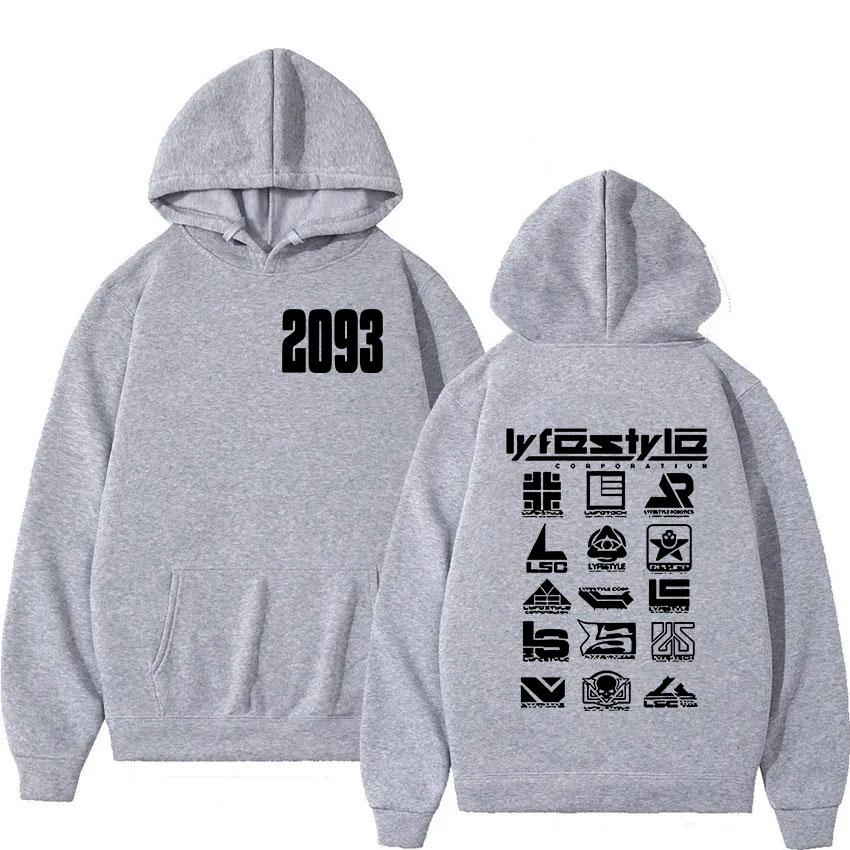 Rapper Yeat 2093 Lyfestyle New Album Hoodie Men Wome Hip Hop Gothic Pullover Sweatshirt Retro Fashion Oversized Hoody Streetwear