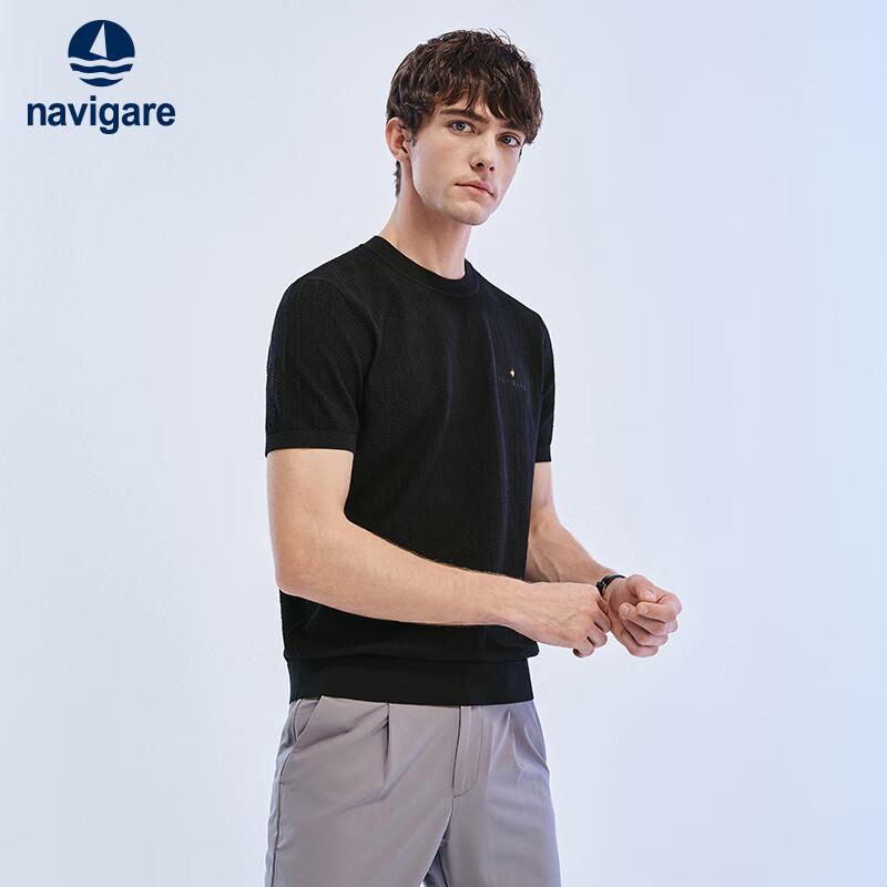 

Navigare Men s Short Sleeve Crew Neck T-Shirt 1325505502 XL