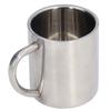 220ML Stainless Steel Mugs Easy to Clean Double Walled Coffee Mugs with Comfortable Handle for Office Student Children