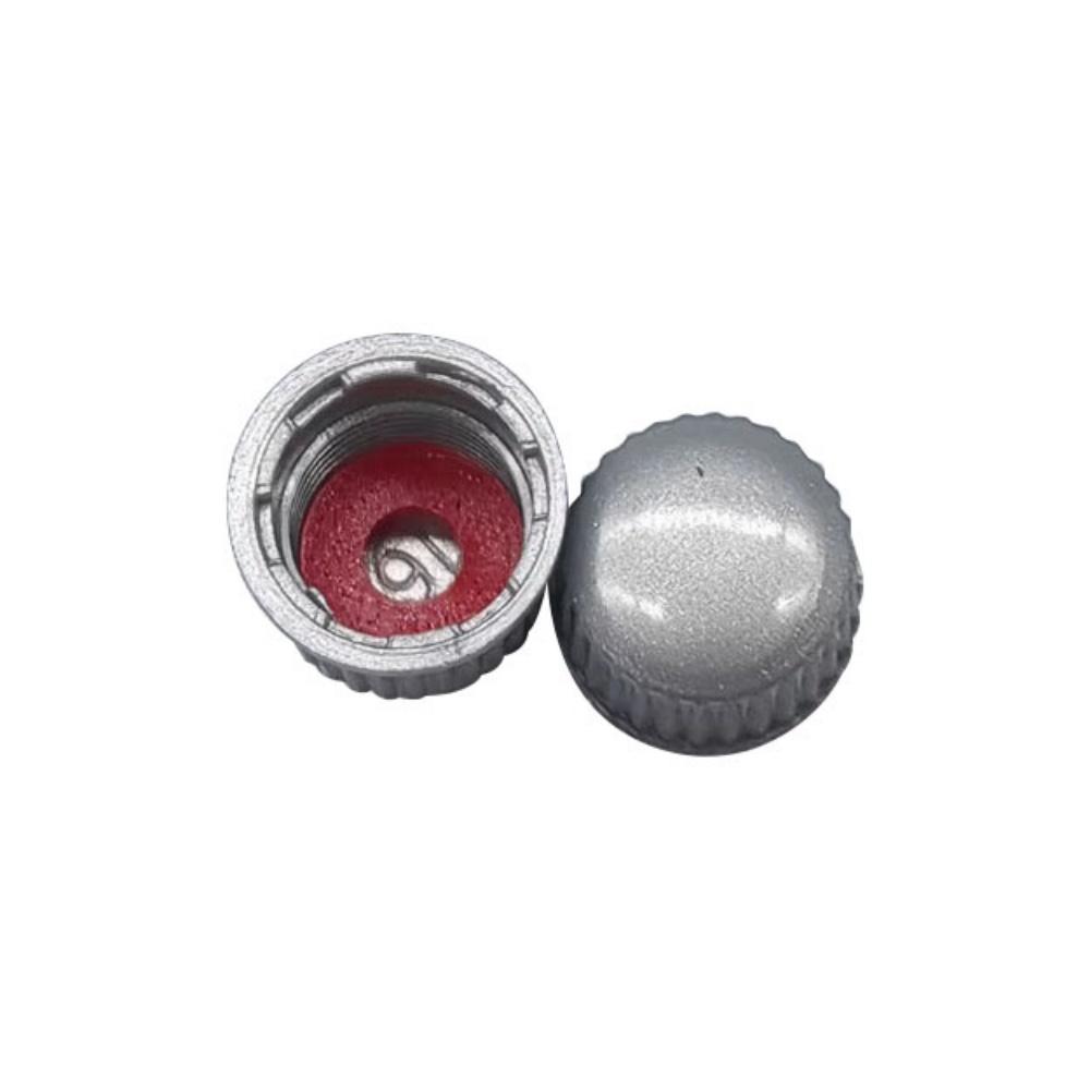 Set Of 4 Wheel Valve Stem Cap Gray Screw Cover 36111095436 For BMW & MINI