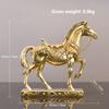 Statua Ornamento Cavallo in Resina Moderna Creativa, Scultura Animale Simulazione, Decorazione per la Casa per Soggiorno Ufficio, Regalo per Laurea Vacanze per Amici