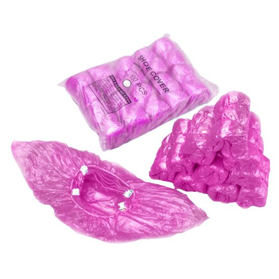 100Pcs Shoe Cover Stain-Proof Disposable Shoe Protective Covers T-shaped Buckle Foot Covers for Home Office Factory