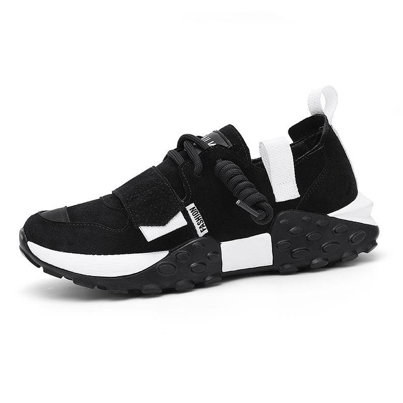 

Fashion Summer Men s Leather Casual Shoes Lace Up Trend Comfortable Men Shoes Outdoor Breathable Fashion Men Sneakers Moccasins Men 44 чорний