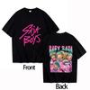 Boys Girls T-shirt Hot KPOP Demon Hunter Tiger Derpy Parent-child Cotton Round Neck Girls Short-sleeved Comfortable Adult Top