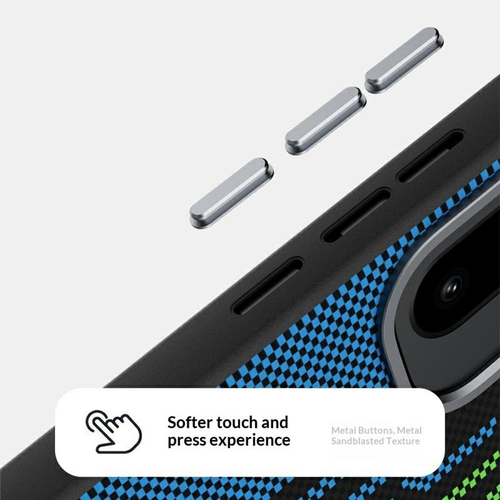 ABEEL Для OnePlus 15R 5G Магнітний Чохол Мікротиснення 6D Друкований ПК ТПУ Алюмінієвий Сплав Шкіряний Чохол для Телефона