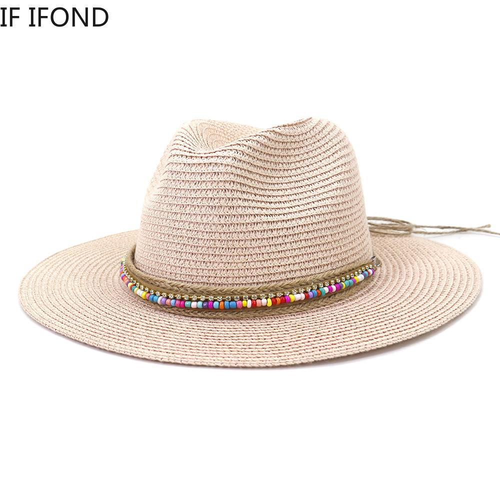 New Summer Boy Girl Kids Straw Hats Outdoor Sun Protection Beach Sun Hats Panama Child Formal Jazz Hat Gorras Para Mujer