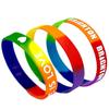 10pcs Six Colour 6-segment Bracelet Special Lovers Rubber Wristband Pride Bracelet  Rainbow People