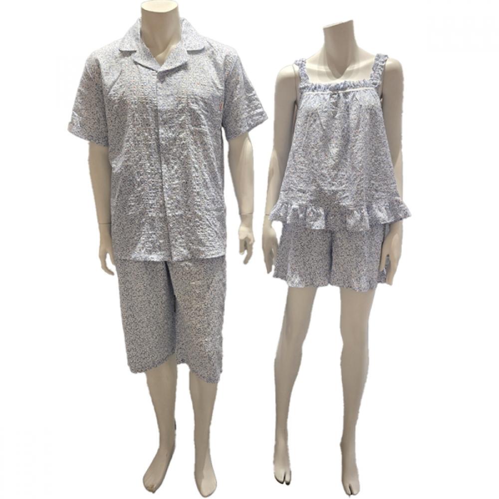 Triumph Couple Set Short Sleeve   Shorts Pajamas  Tfmpj213tfwpj213 95/85