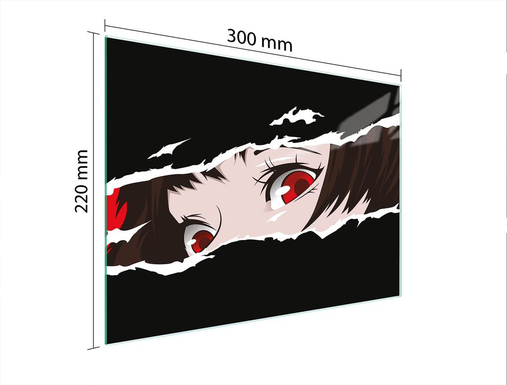 GLAS-SCHNEIDEBRETT 30x22 ANIME