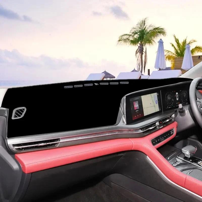 Dla Changan CS75 Plus 2020 Mata na deskę rozdzielczą samochodu Podkładka Dashmat Unikaj światła Podkładka Osłona przeciwsłoneczna Dywaniki na deskę rozdzielczą Akcesoria