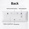 Digital LED Wall Clock With Date Temperature Humidity LCD Display Screen 12/24H Electric Alarm Clock For Bedrooms Office