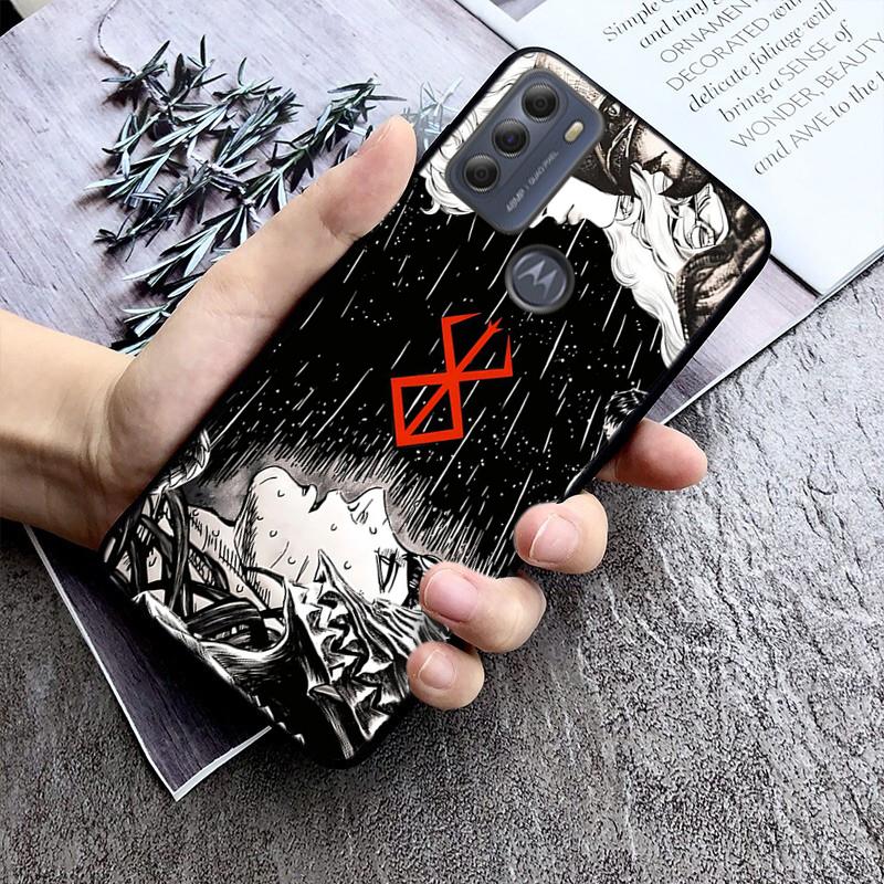 Berserk Guts Phone Case For Motorola Moto G Stylus 5G G Play G Power G 5G G Pure E20 E32 E40 E13 Edge 50 Pro 50 Fusion