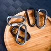 6PCS Backpack Carabiner Keychain Set For Key Camping Survival EDC Outdoor Keychain D-ring Snap Clip Lock Buckle Hook Karabiners