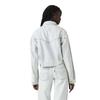 Levis Womens/Ladies Striped Cotton Denim Trucker Jacket