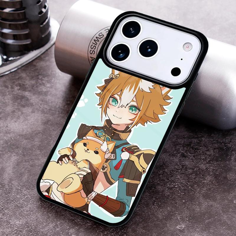 Genshin Impact Gorou Phone Case for iPhone 17 16 15 Pro Max Air 14 13 12 11 Plus Shockproof Cover