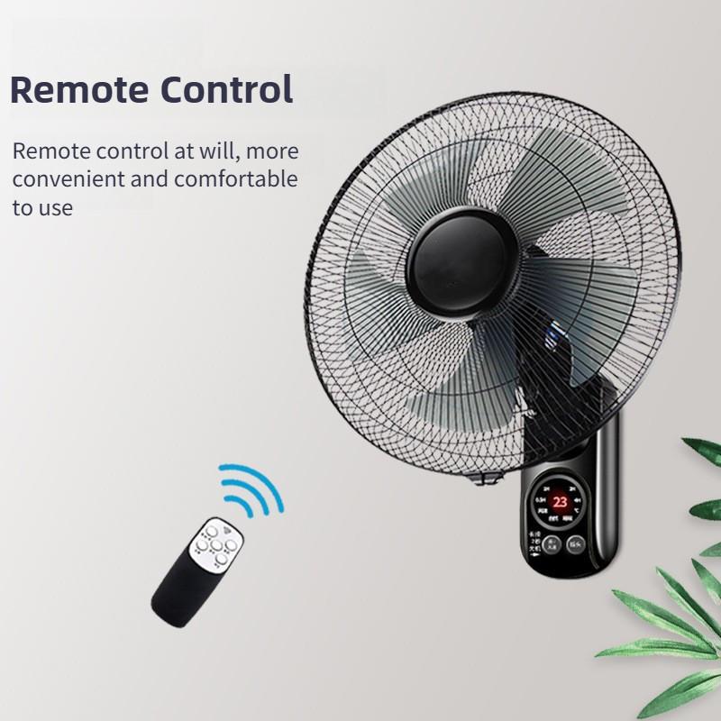 Smart Electric Fan Dormitory Wall Mounted Shaking Head Fan Household Adjustable Wind Speed  Air Circulation Fan