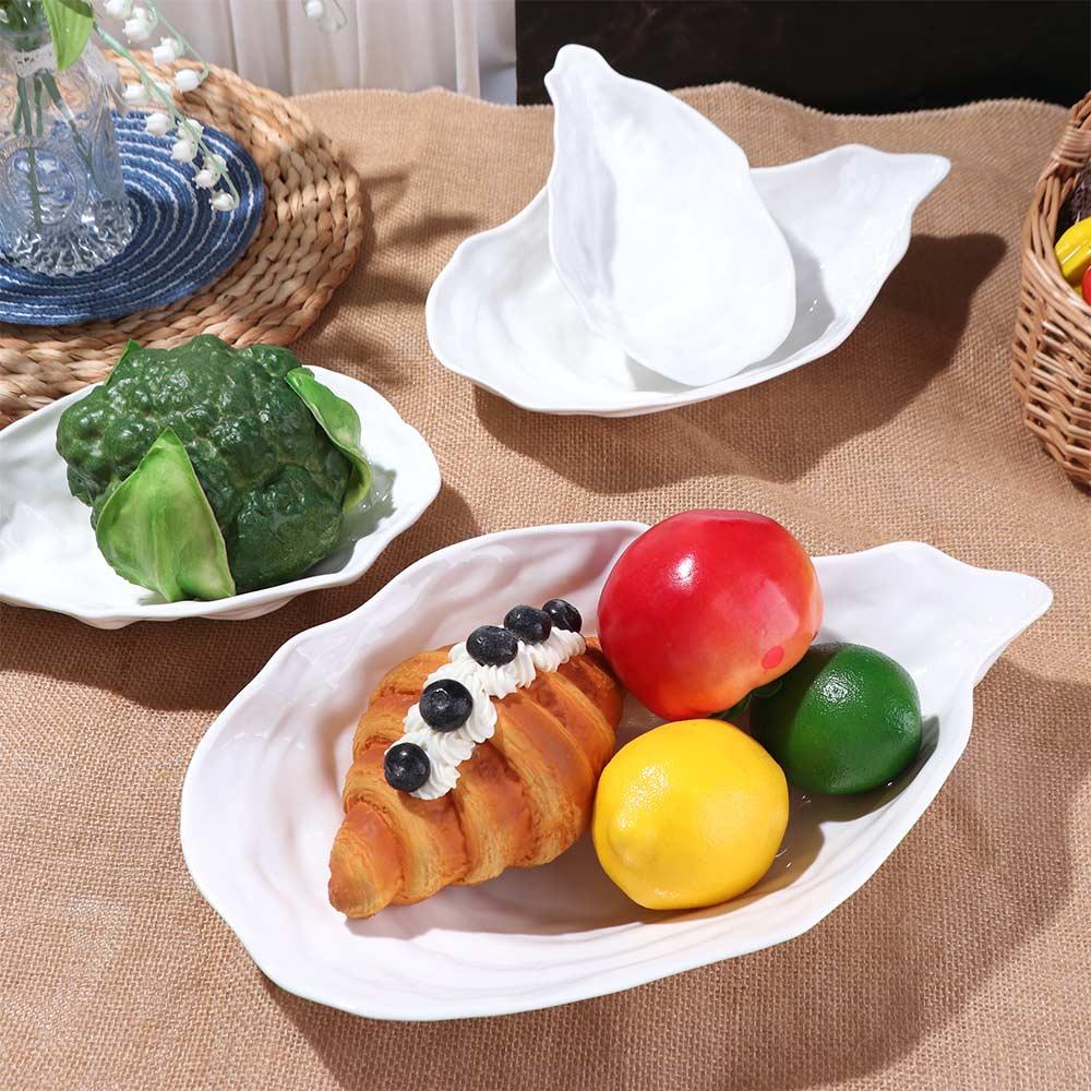 Ceramic Sashimi Plate Creative Storage Dish Kitchen Organizer Salad Plate  Hotel Table