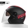 BYB A-Class 3C Certified Universal Helmet with Anti-Fog Dual Lens for Motorcycle/Electric Vehicle (Four Seasons).
