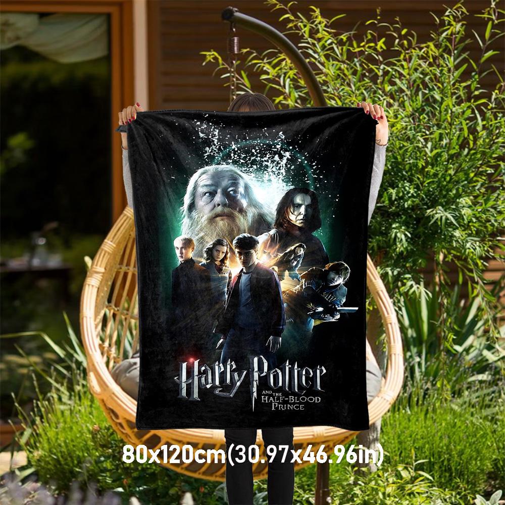 

1pc Harry Potter Half Blood Prince poster Outdoor Flannel Throw Blanket All Season Soft Warmth,Home Decor 1031140 80x120cm