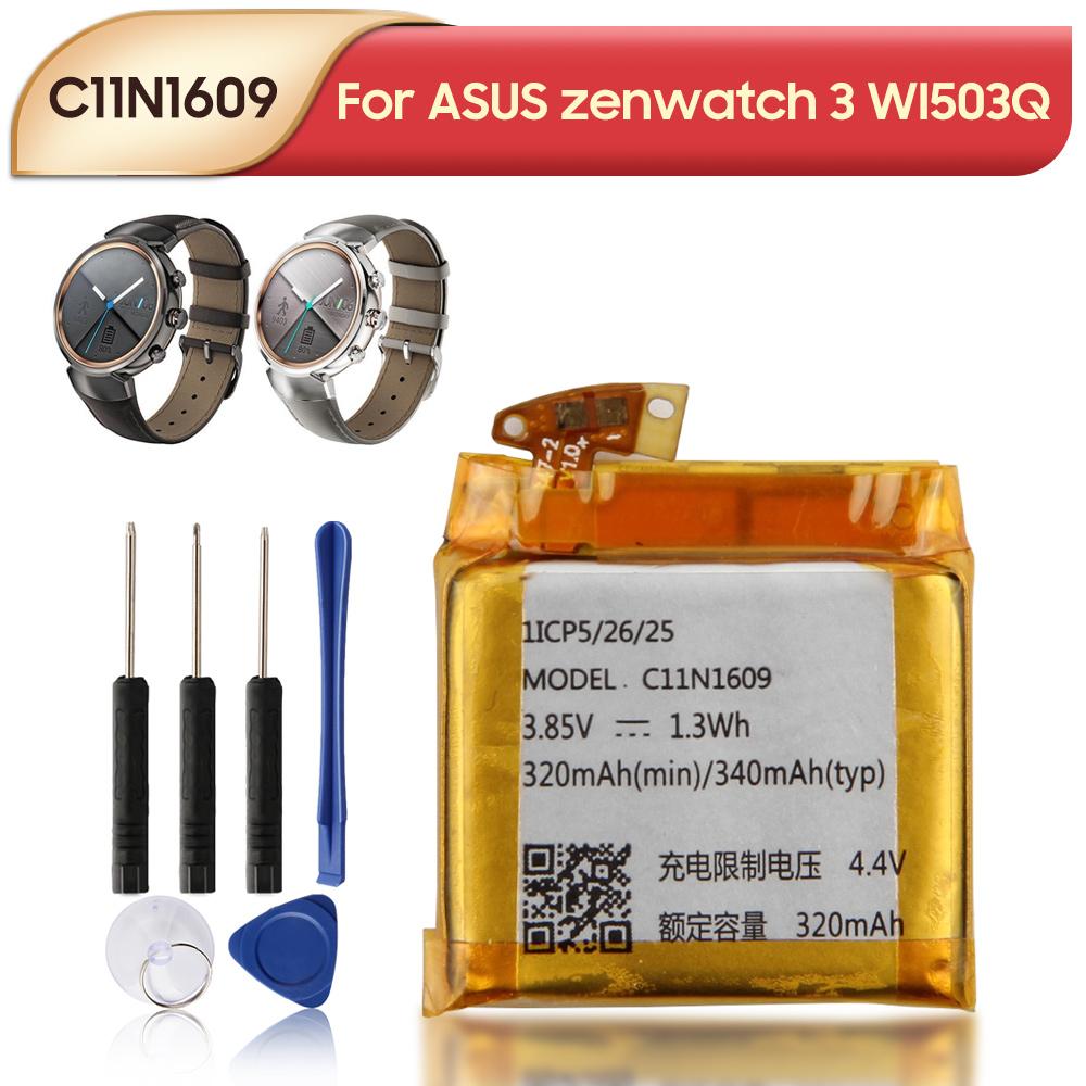 Batteria di Qualità Premium per ASUS Zenwatch 3 WI503Q C11N1609 Batteria Orologio 340mAh