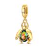 Charms 925 Silver Golden Lucky Star Ballet Shoe Heart Bead Pendant Charms Fit Bracelet Necklace Womens Jewelry
