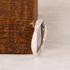Minimalist Beaded Sterling Silver Band Ring, Dainty Stackable Ring Gift for Her.